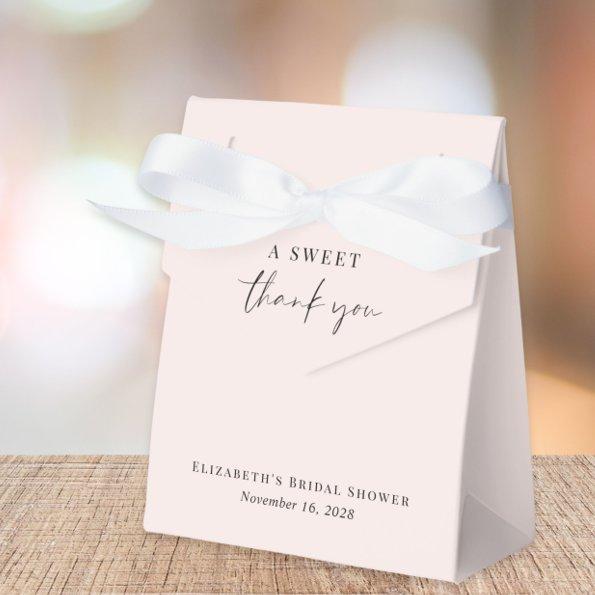 Chic A Sweet Thank You Pink  Favor Boxes