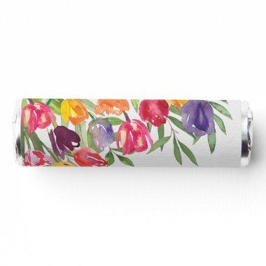 Chic and Bright Tulips and Greenery Bridal Shower Breath Savers® Mints