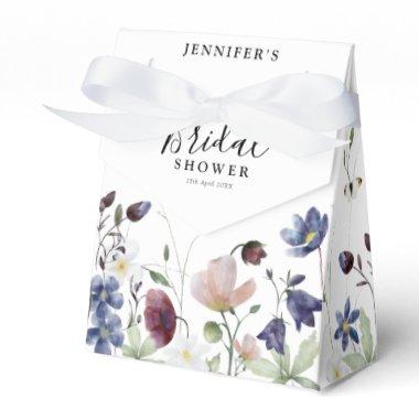Chic Boho Wildflowers Wedding  Favor Boxes