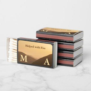 Chic Bridal Shower Matchbox. Matchboxes