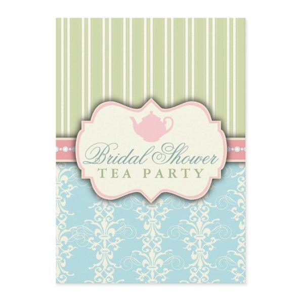 Chic Damask & Stripe  Tea