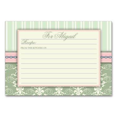 Chic Damask & Stripe Recipe