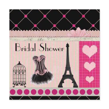 Chic Eiffel Tower Pink Paris
