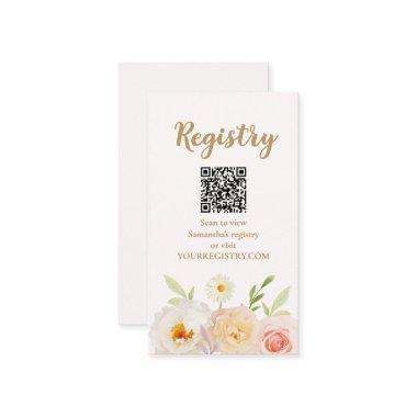 Chic Flowers  Registry Enclosure