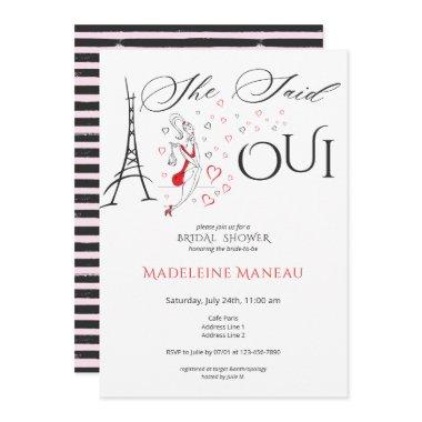 Chic French Parisian She Said Oui