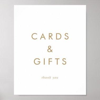 Chic Gold Typography Invitations and Gifts Sign