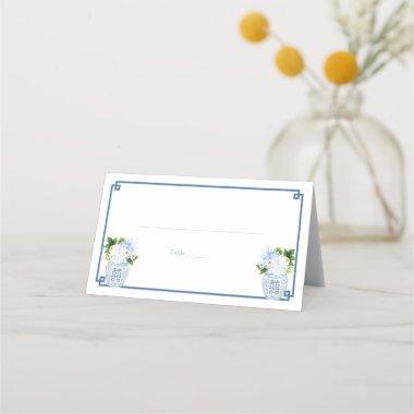 Chic Navy Blue & White Ginger Jar Wedding Brunch Place