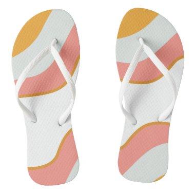 Chic Pattern Adult Flip Flops, Slim Straps Flip Flops