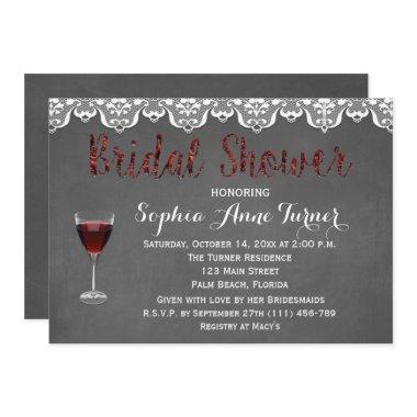 Chic Rustic Wine Tasting  Invite