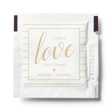 Chic Stripes Editable Color Party or Wedding Favor Hand Sanitizer Packet