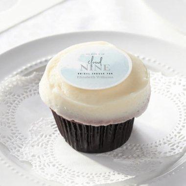 Chic The Bride is On Cloud Nine Bridal Shower Edible Frosting Rounds
