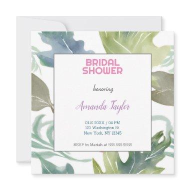Chic Watercolor Floral Minimalist