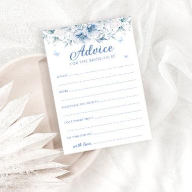Chinese Blue & White Wishes & Advice Card