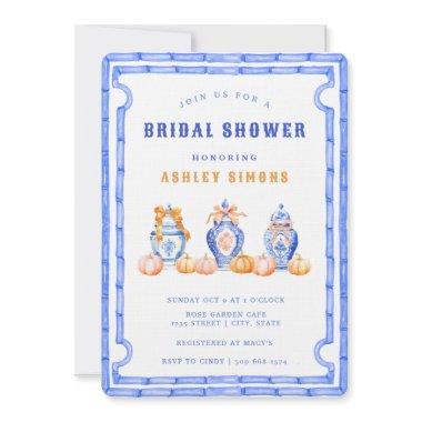 Chinoiserie Ginger Jar Bridal Shower | Tea Party Invitations