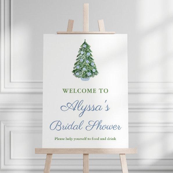Chinoiserie Holidays Tree  Welcome Foam Board