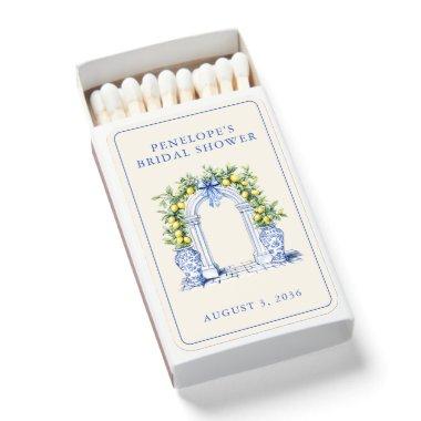 Chinoiserie Lemon  Matchboxes
