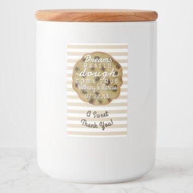 Chocolate Chip Cookie Mix Wedding | Dreams Dough Food Label