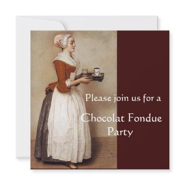 CHOCOLATE FONDUE DINNER PARTY Invitations