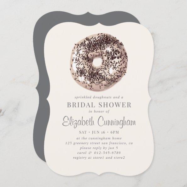 Chocolate Sprinkle Doughnuts and a Bridal Shower Invitations