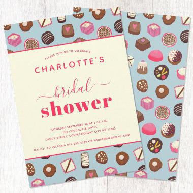 Chocolate Themed Bridal Shower Invitations