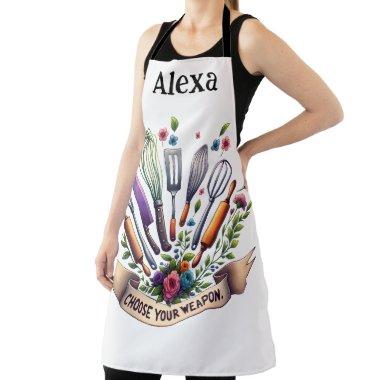 Choose Your Weapon Apron