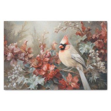 Christmas inal Holly Berry in Winter Decoupage Tissue Paper