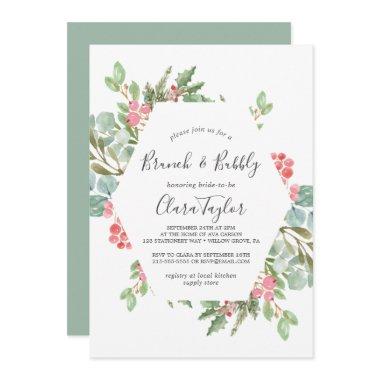 Christmas Greenery & Red Berry Brunch and Bubbly