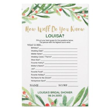 Christmas Holly Wreath What's In Your Purse Game