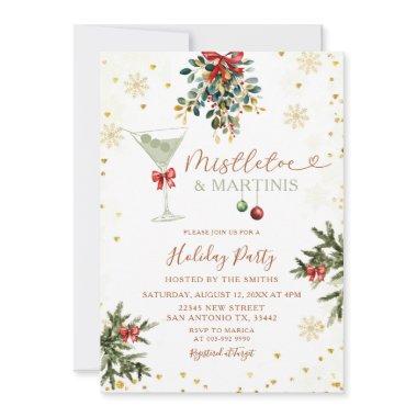 Christmas Mistletoe & Martini Gold