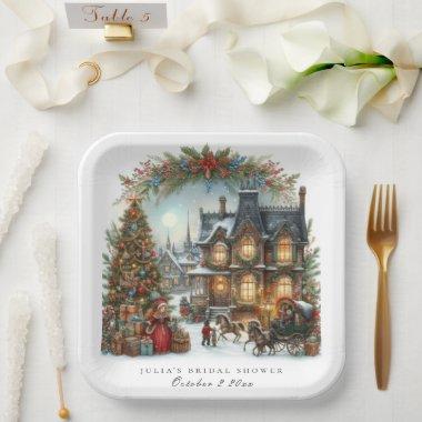 Christmas Season  Pap. Plates