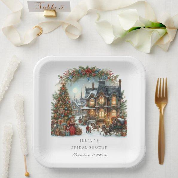 Christmas Season  Paper Plates