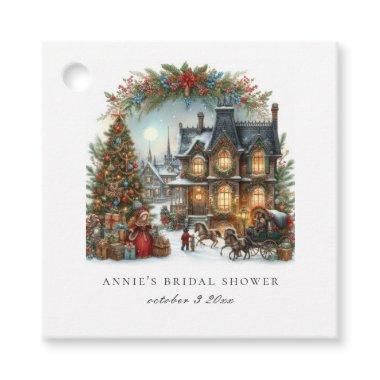 Christmas Season Ceremony Wedding  Favor Tags