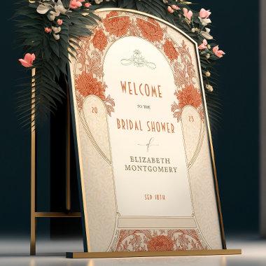 Chrysanthemum Welcome Bridal Shower William Morris Foam Board