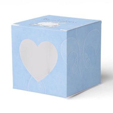 Cinderella Silver Carriage Blue Party Favor Boxes