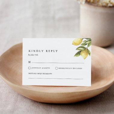 CITRON Lemon Citrus RSVP Enclosure