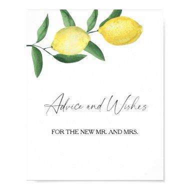 Citrus - Advice and Wishes for Newlyweds Poster