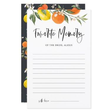 Citrus Botanical Favorite Memory of the Bride