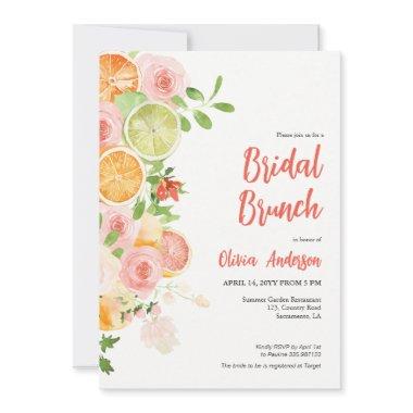 Citrus Bridal Brunch Shower
