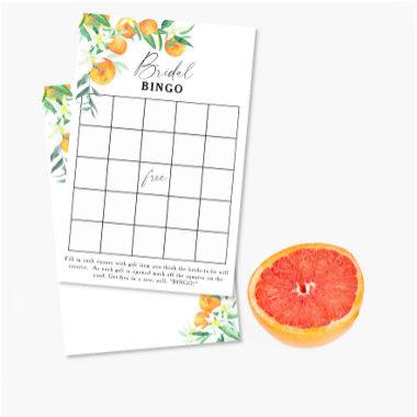 Citrus - Bridal shower bingo game