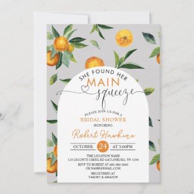 Citrus Bridal Shower Invite
