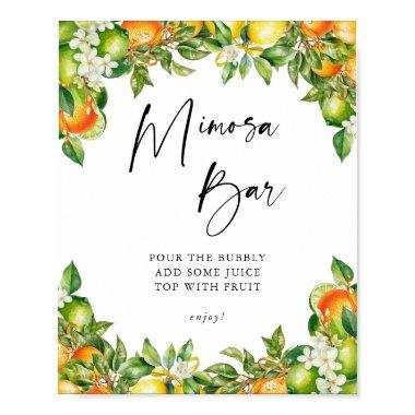 Citrus  Mimosa Bar Sign