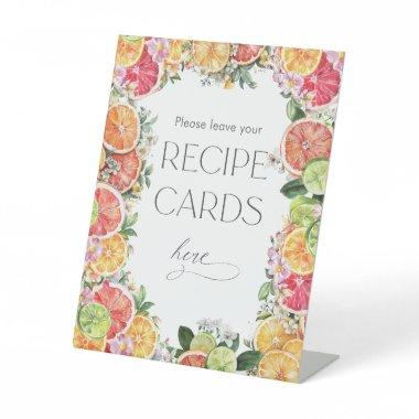 Citrus  Recipe  Pedestal Sign