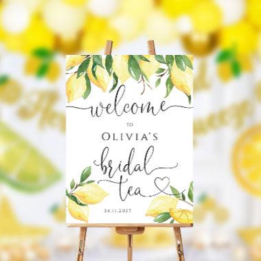 Citrus Bridal Tea Welcome Foam Board