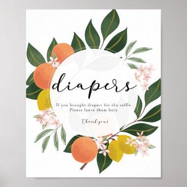 Citrus Diapers sign