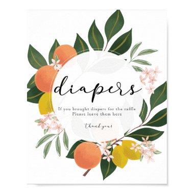 Citrus Diapers sign