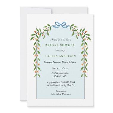 Citrus garland Arch Pale blue