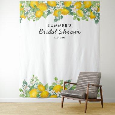 Citrus Lemon Baby Shower Photo Backdrop