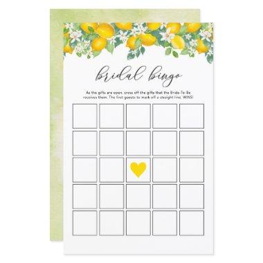 Citrus Lemon  Bingo Game