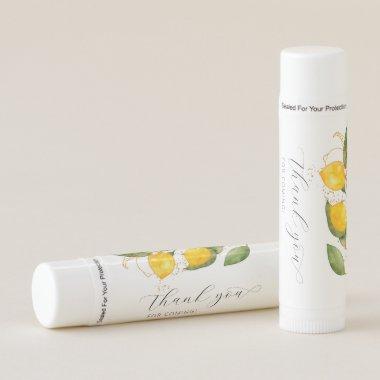 Citrus Lemon Summer Bridal Shower Lip Balm