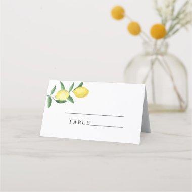 Citrus lemon - wedding place Invitations